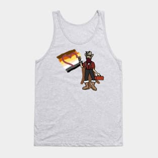 Bear Flag Graffiti Tank Top